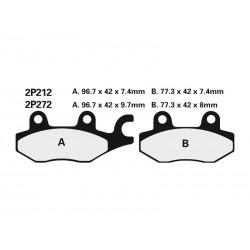 Plaquettes de frein NISSIN Off-Road- VFR 700 INTERCEPTOR 1988-1989
