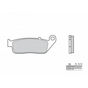 Plaquettes de frein BREMBO- XRV 650 AFRICA TWIN 1988-1989