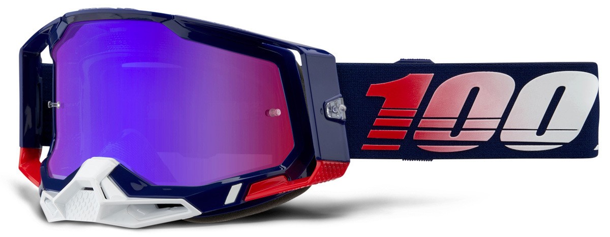 Lunette 100 racecraft 2 republic 100pr100lunrace2 Lunettes motocross THE RACERCRAFT Champion Accessoires