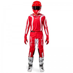 Tenue Alpinestars Fluid 2024 Lurv Rouge/Blanc