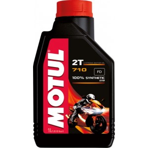 Huile 2T Motul 710 1 Litre 100% Synthèse