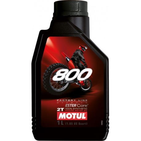 Huile 2T Motul 800 1 Litre 100% Synthèse