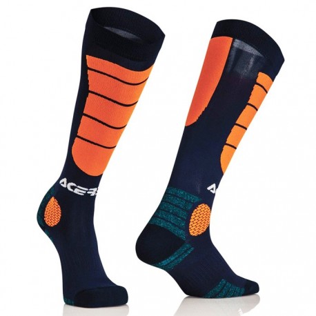 Chaussettes Acerbis Mx Impact - Orange/Black